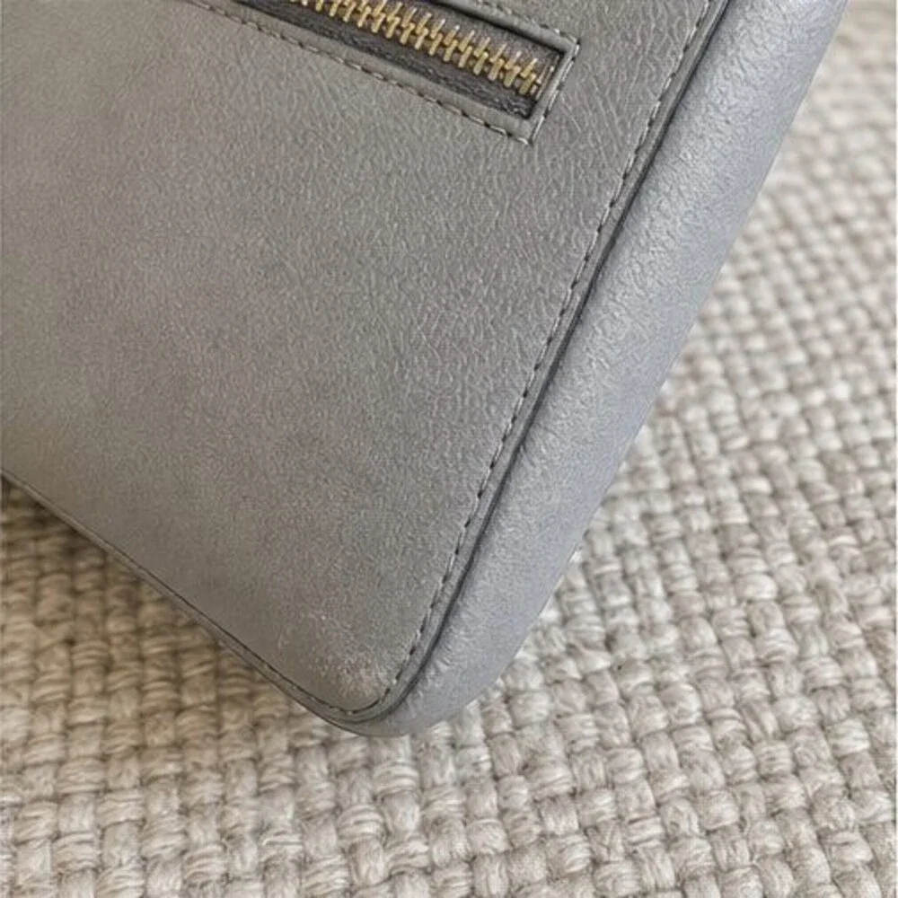 Burgundy Pebbled Crossbody Bag